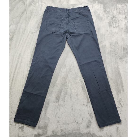 Red Ale By Alesbury Pants Mens 32/34 Navy Blue Slim Straight Bedford Corduroy - Picture 3 of 12